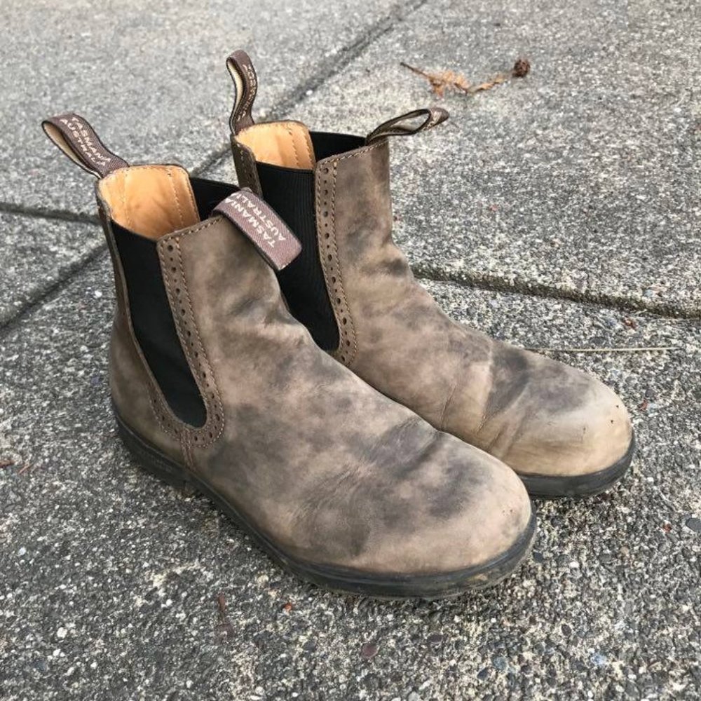 Blundstone Rustic Brown High Top Boots AU 6/US 9